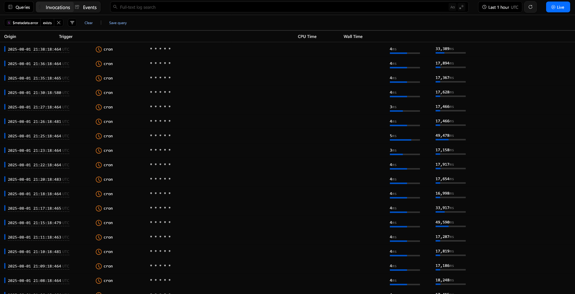 Cloudflare 紀錄的錯誤