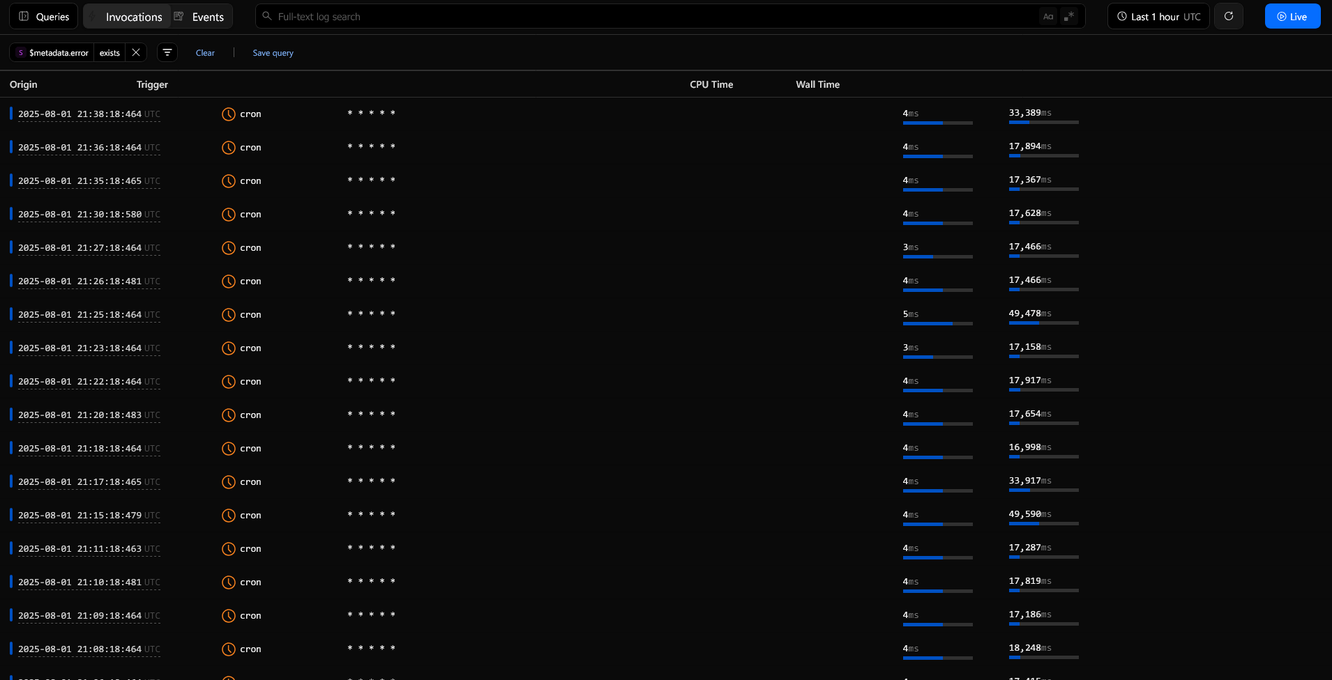 Cloudflare error screenshot